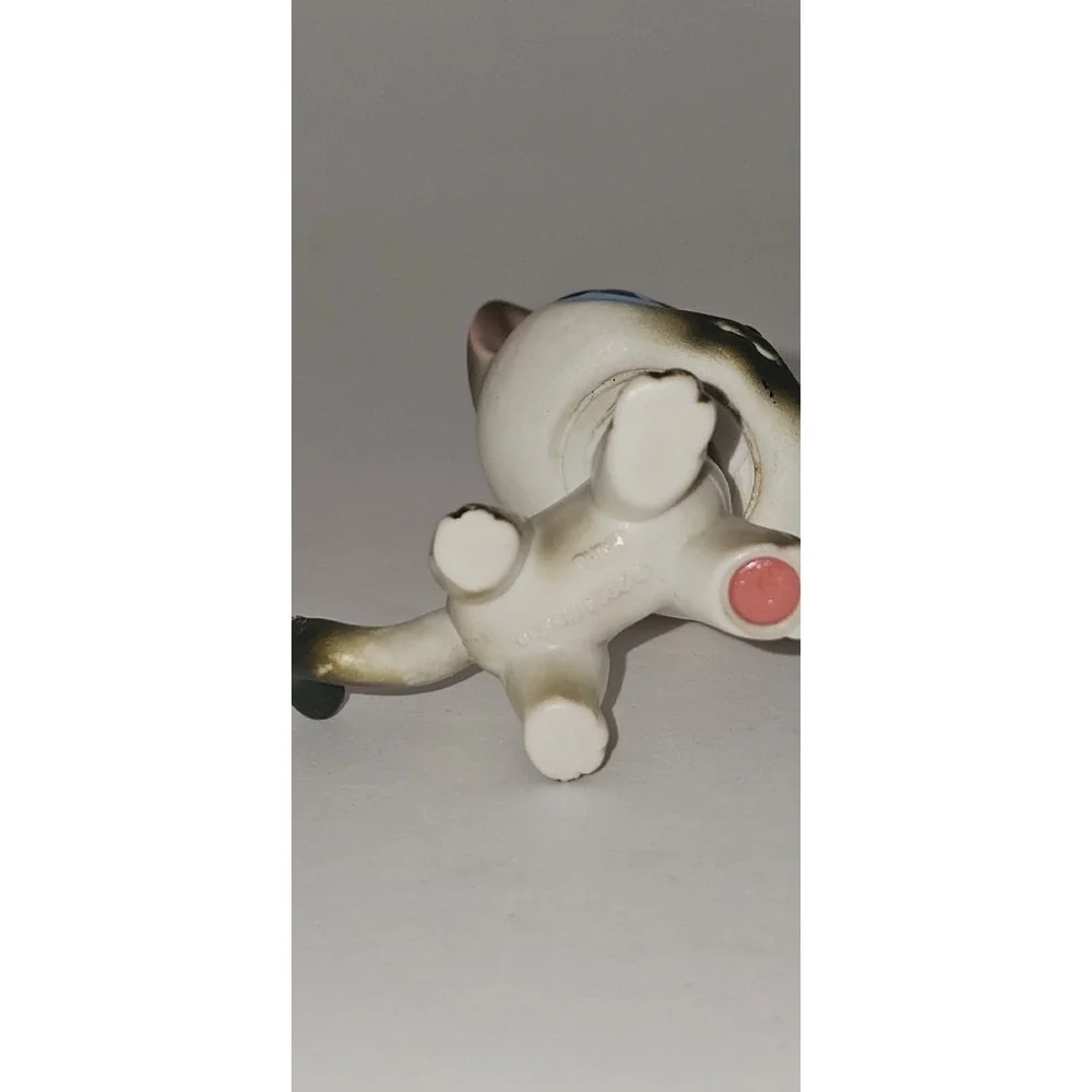 LPS #5 Siamese Cat Grey/White Authentic Littlest Pet Shop Hasbro 2004